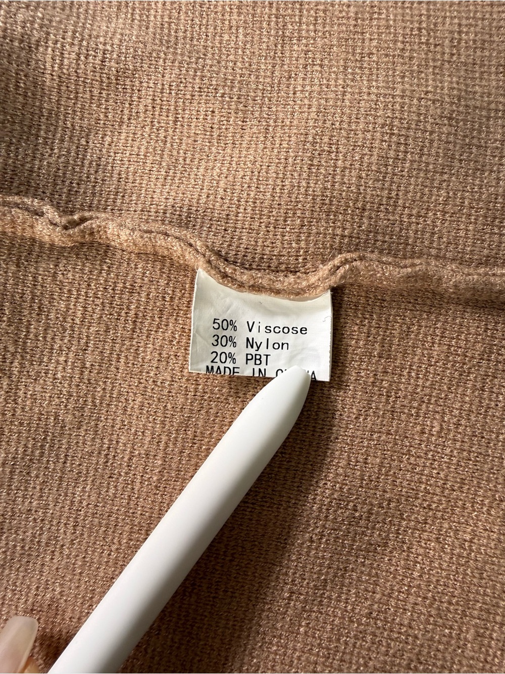 Lightweight Cream Open-Front Long Cardigan with Pockets NWOT - Picture 6 of 8